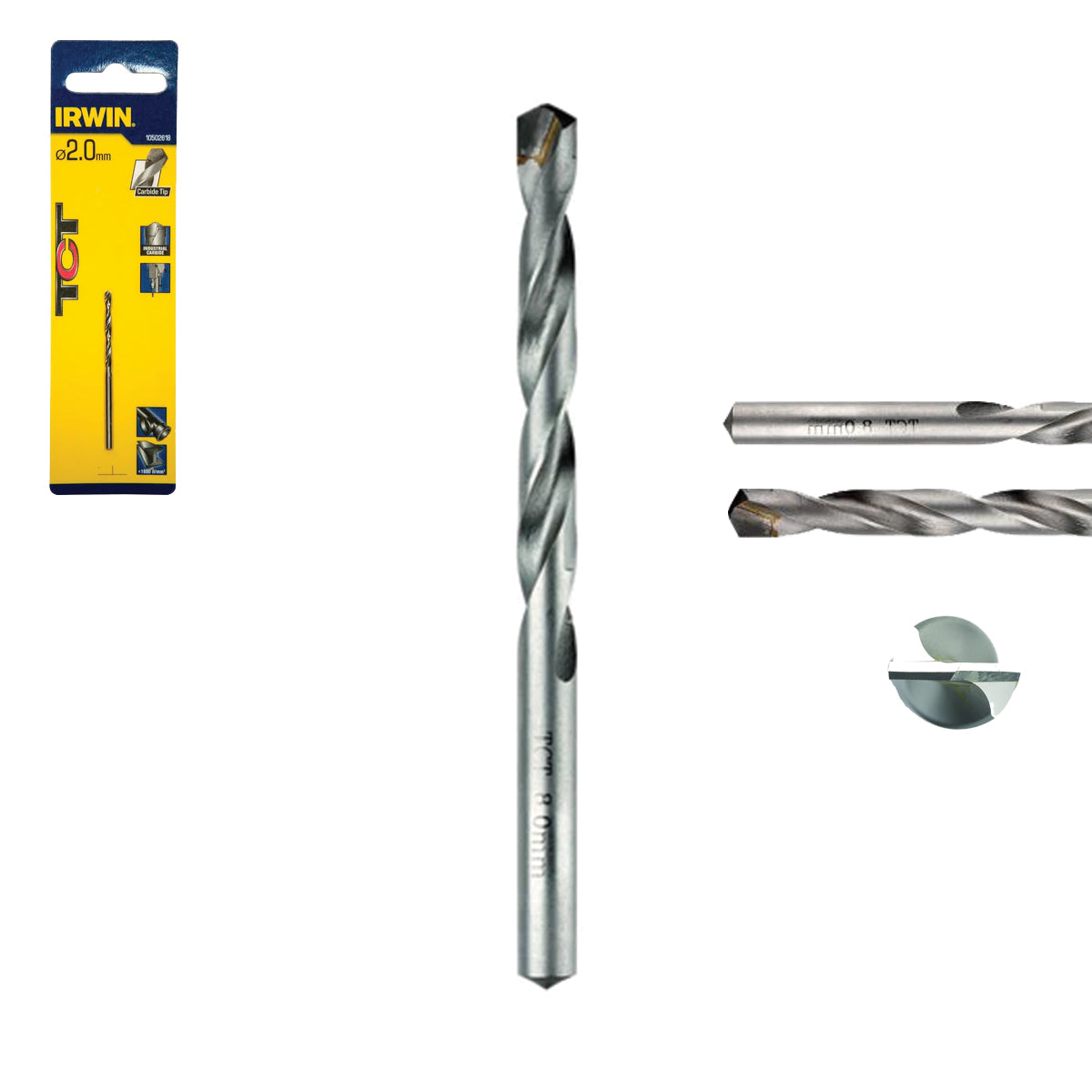 TCT metal drill bits ideal for MECHANICS - IRWIN TCT metal drill bits ideal for MECHANICS - IRWIN